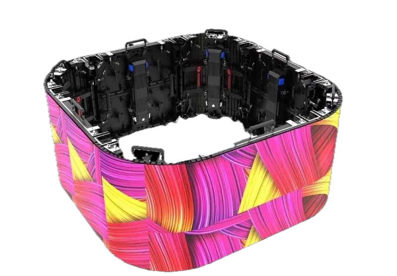 Écran LED flexible de forme ronde